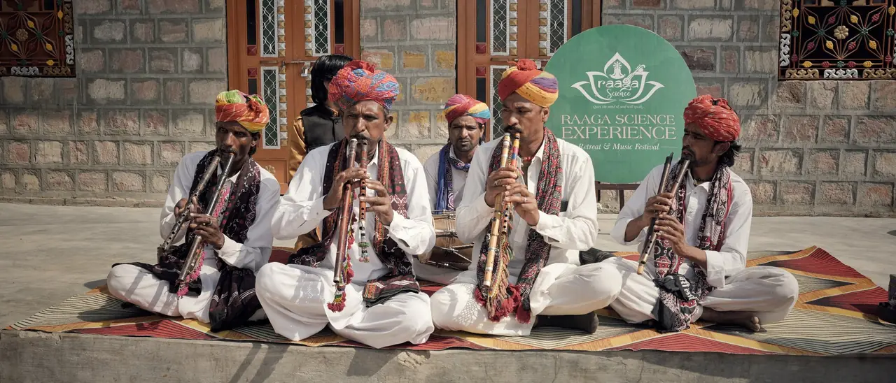 The circle of music: day four of the Raaga Science Experience